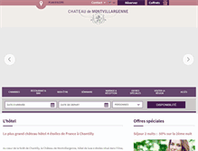 Tablet Screenshot of chateaudemontvillargenne.com